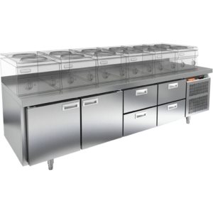 Стол холодильный среднетемпературный HiCold GN 1122/TN LT SH