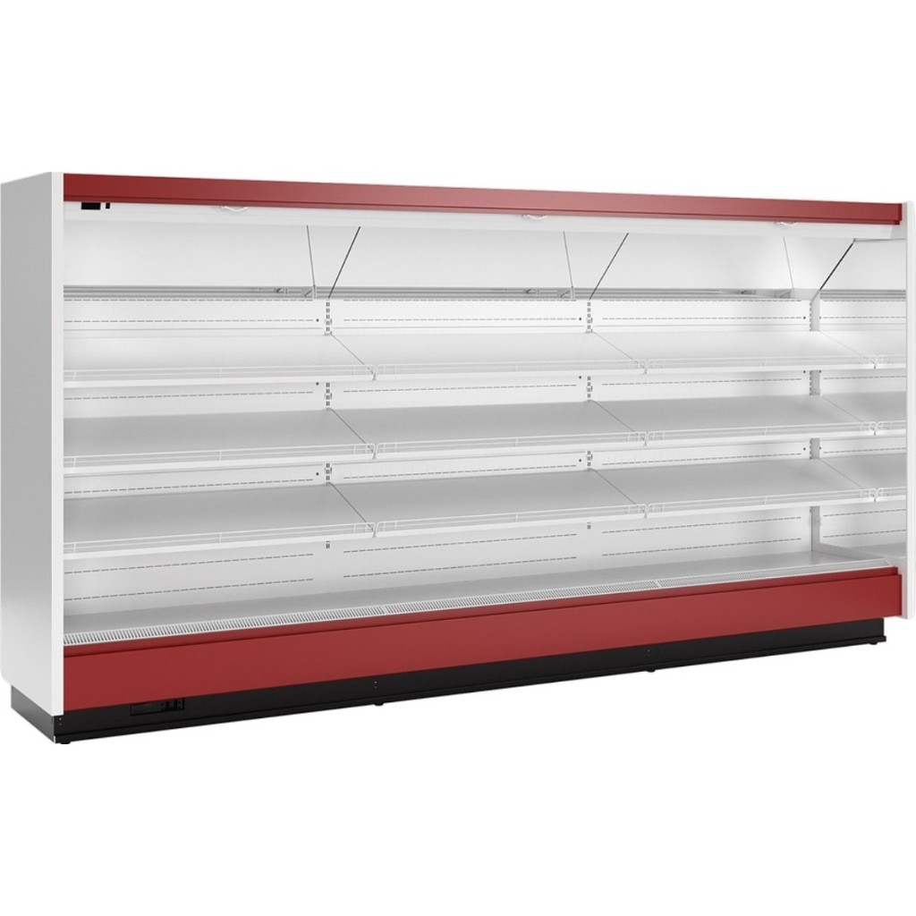 Горка пристенная витрина МХМ София 220/92 ВХСнп-3,75 с ночными шторами фруктовая