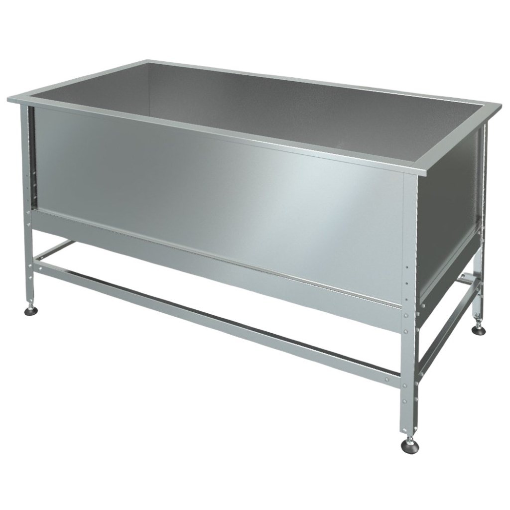 Ванна моечная МХМ М-1-0,4-0,63/1,21 (AISI 430, t=0,6)