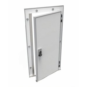 Дверь холодильная распашная одностворчатая СТ-РДО-1000*2100/80 (с металлической рамой) - Изображение 2