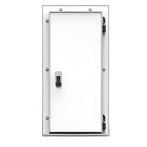 Дверь холодильная распашная одностворчатая СТ-РДО-900*1800/80 (с металлической рамой)