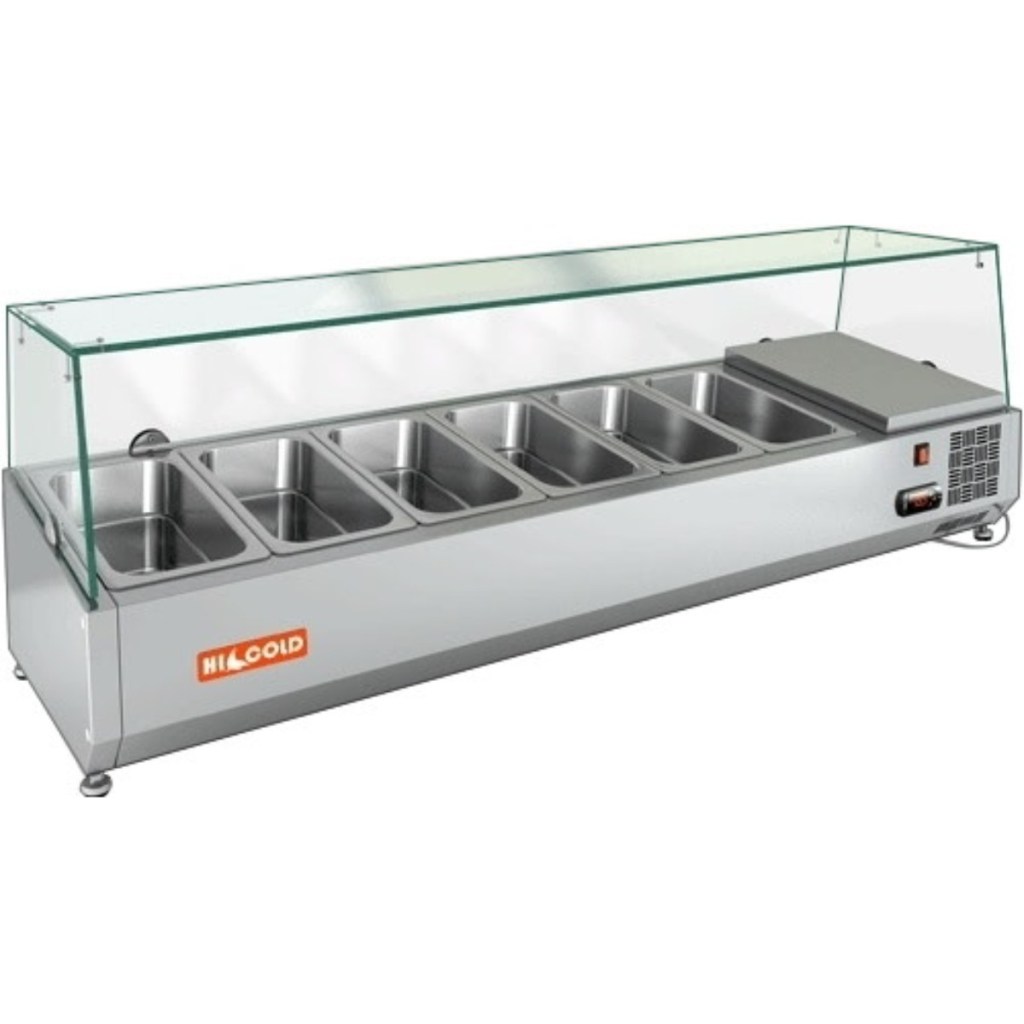Витрина холодильная для ингредиентов HICOLD VRTG 1425 1/3