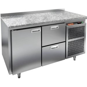 Стол холодильный среднетемпературный HiCold GN 12/TN камень