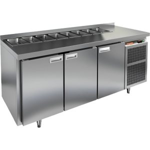 Стол холодильный для салатов HiCold SL2-111SN (1/6) без крышки