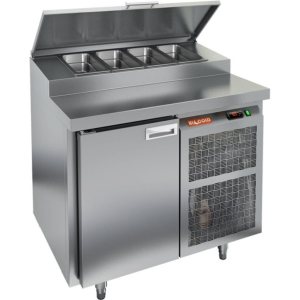 Стол холодильный для пиццы HiCold PZ1-1/GN (1/3Н)