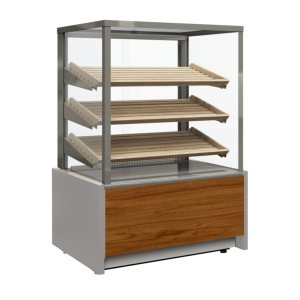 Витрина кондитерская Carboma KC70 N 0,6-2 Light Паттерн (0107 Ольха) хлебная, без стекла