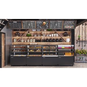 Витрина кондитерская Carboma KC71-110 N 0,9-1 (9005) нейтральная - Изображение 6