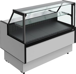 Витрина холодильная GC95 VV 1,25-1 с боковинами (версия 2.0) (9006-9005)