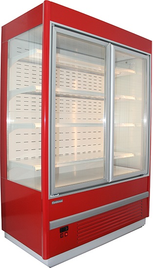 Горка холодильная Полюс Carboma FC 20-07 VV 0,6-1 (распашные двери) (CUBA FC20-07) - Изображение 2