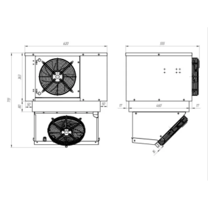 Моноблок холодильный среднетемпературный Intercold ММСМ-110 FT T (опция -10° С) - Изображение 3